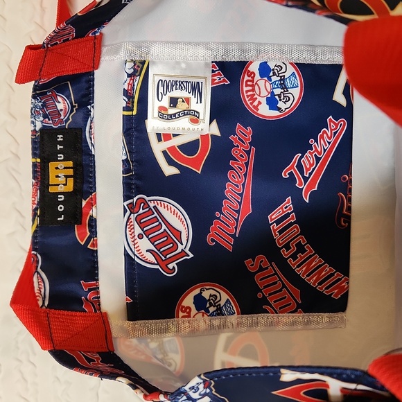 Minnesota Twins MLB Loudmouth Cooperstown Retro Tote Bag NWT - Picture 8 of 9
